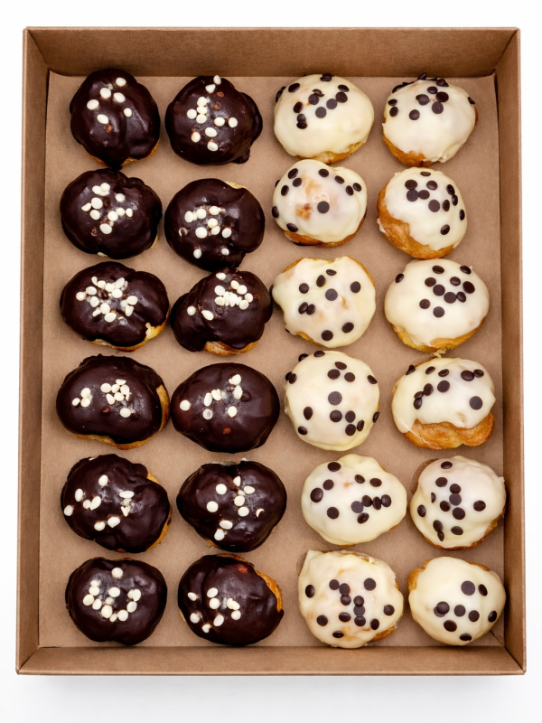 Chocolate Profiterole Duo
